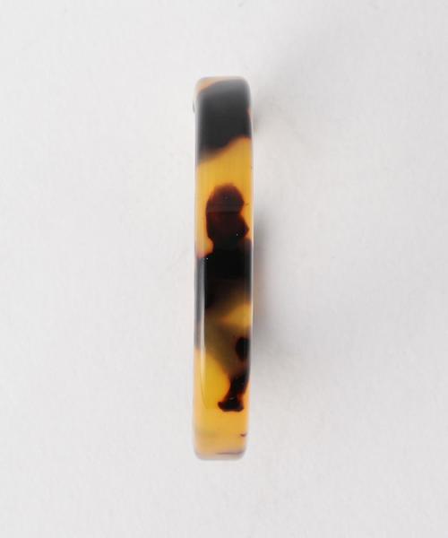 Another Edition（アナザーエディション）の「フープイヤリング/AEBFC ﾌｰﾌﾟ ER◆（イヤリング・レディース・ブラック/ブラウン・FREE）」の4枚目の写真