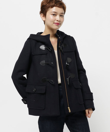 BLUE LABEL CRESTBRIDGE | ダブルクロスメルトン　ショートダッフルコート(ダッフルコート)