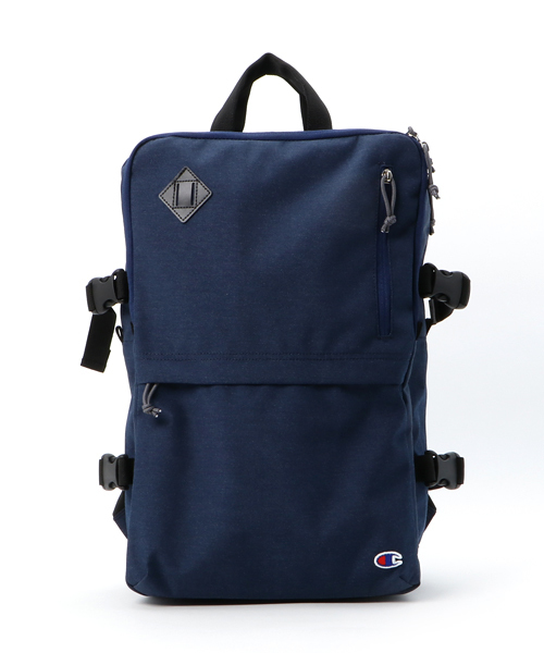 Champion（チャンピオン）の「エピックスクエアデイパック（バックパック/リュック・メンズ・ブラック/オレンジ/ネイビー・FREE）」の3枚目の写真