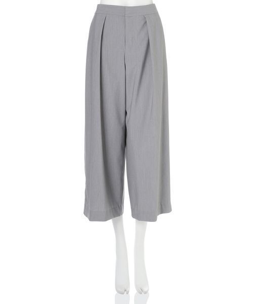 22 OCTOBRE（ヴァンドゥ－オクトーブル）の「ボリュームタックパンツ（その他パンツ・レディース・ブラック/グレー/ホワイト・38/36/40）」の3枚目の写真