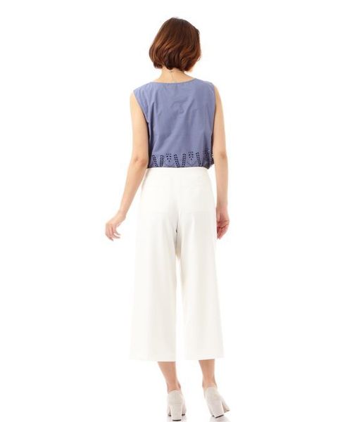 22 OCTOBRE（ヴァンドゥ－オクトーブル）の「ボリュームタックパンツ（その他パンツ・レディース・ブラック/グレー/ホワイト・38/36/40）」の13枚目の写真