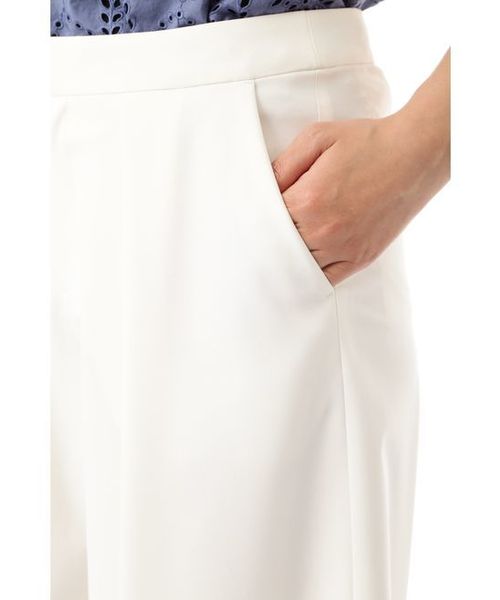 22 OCTOBRE（ヴァンドゥ－オクトーブル）の「ボリュームタックパンツ（その他パンツ・レディース・ブラック/グレー/ホワイト・38/36/40）」の14枚目の写真