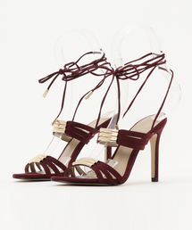 レースアップストラッピーサンダル / LACE-UP STRAPPY SANDALS
