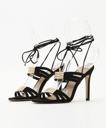 レースアップストラッピーサンダル / LACE-UP STRAPPY SANDALS