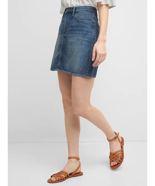 GAP（ギャップ）の「Gap Tencel ミニペンシルスカート（デニムスカート・レディース・インディゴブルー・24inch/26inch/27inch/25inch/28inch）」の3枚目の写真