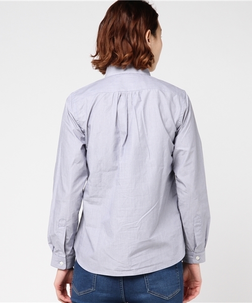 L&HARMONY（エルアンドハーモニー）の「[L&HARMONY / エルアンドハーモニー] Asami Hattori フラワープリントギャザーシャツ（シャツ/ブラウス・レディース・ネイビー・FREE）」の8枚目の写真