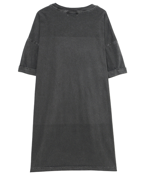 Candy Stripper(キャンディストリッパー)の「CANDY BAR TEE ONE-PIECE(Tシャツ/カットソー・レディース・ピンク/ミント/ブラック/オフホワイト・2)」の13枚目の写真