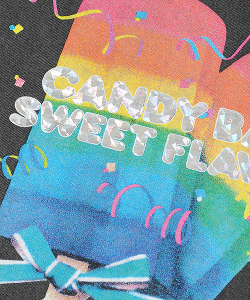 Candy Stripper(キャンディストリッパー)の「CANDY BAR TEE ONE-PIECE(Tシャツ/カットソー・レディース・ピンク/ミント/ブラック/オフホワイト・2)」の18枚目の写真