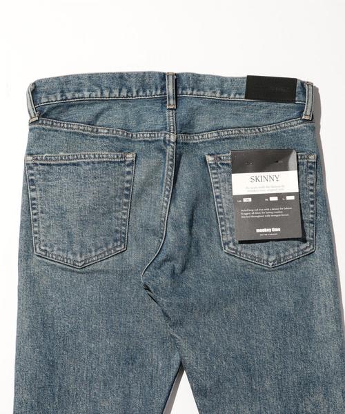 MONKEY TIME（モンキータイム）の「＜monkey time＞ DISTRESD S/SLV DENIM SKINNY PANTS/デニムパンツ ◆（デニムパンツ・メンズ・ターコイズブルー/コバルトブルー・SMALL/X-LARGE/LARGE/MEDIUM）」の22枚目の写真