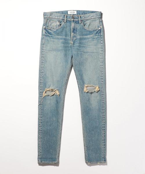 MONKEY TIME（モンキータイム）の「＜monkey time＞ DISTRESD S/SLV DENIM SKINNY PANTS/デニムパンツ ◆（デニムパンツ・メンズ・ターコイズブルー/コバルトブルー・SMALL/X-LARGE/LARGE/MEDIUM）」の15枚目の写真