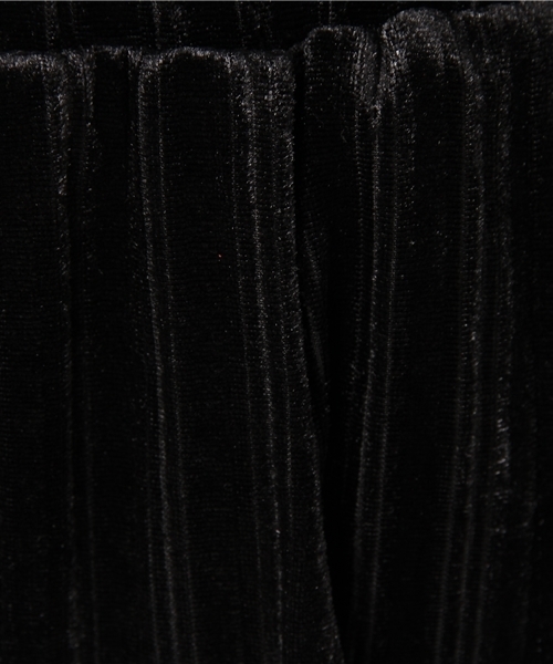 SHIPS BLUESTORE（シップスブルーストア）の「SHIPS BLUESTORE: ストライプベロアパンツ（その他パンツ・レディース・ブラック/バイオレット/レンガ・ONE SIZE）」の5枚目の写真