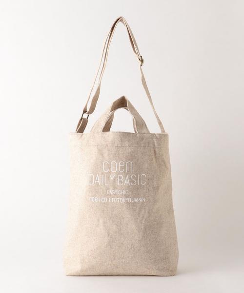 coen(コーエン)の「DAILY 2WAYウォームトートバッグ(ショルダーバッグ・レディース・グレー/マスタード/ナチュラル・FREE)」の8枚目の写真