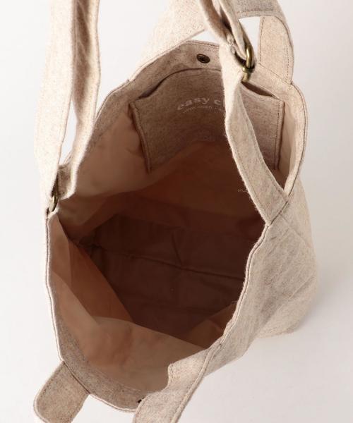 coen(コーエン)の「DAILY 2WAYウォームトートバッグ(ショルダーバッグ・レディース・グレー/マスタード/ナチュラル・FREE)」の11枚目の写真