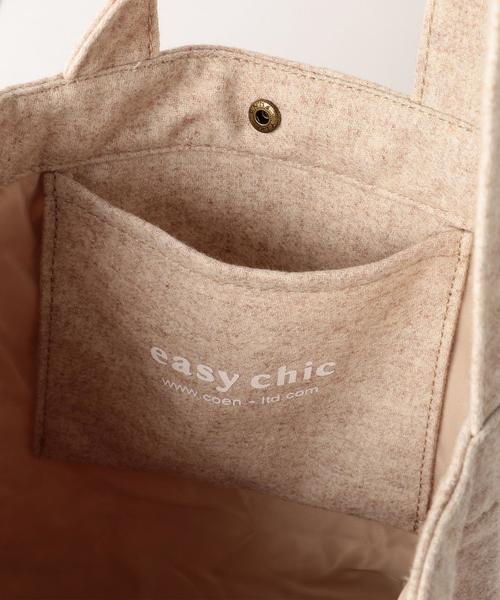 coen(コーエン)の「DAILY 2WAYウォームトートバッグ(ショルダーバッグ・レディース・グレー/マスタード/ナチュラル・FREE)」の6枚目の写真