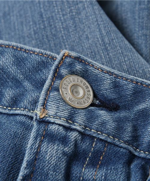 Rodeo Crowns（ロデオクラウンズ）の「Standard One 2wayST テーパード（デニムパンツ・レディース・ライトブルー・28inch/24inch/26inch/27inch/25inch）」の5枚目の写真