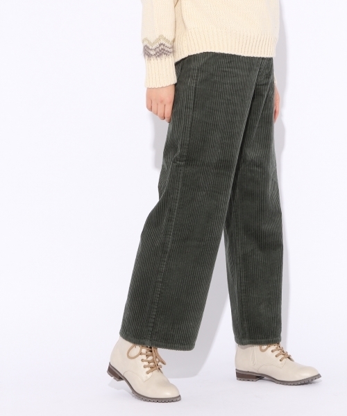 niko and...（ニコアンド）の「フトコール5ポケバギーパンツ【niko and ...】（その他パンツ・レディース・マスタード/グリーン/チャコール/モカ・4/2/3）」の4枚目の写真