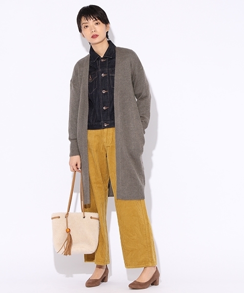 niko and...（ニコアンド）の「フトコール5ポケバギーパンツ【niko and ...】（その他パンツ・レディース・マスタード/グリーン/チャコール/モカ・4/2/3）」の13枚目の写真