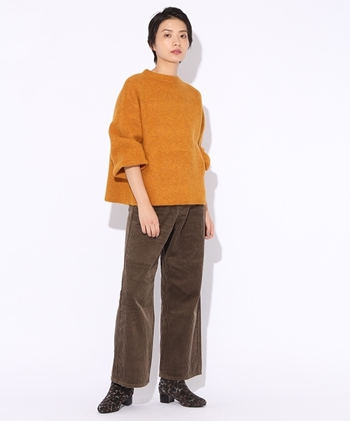 niko and...（ニコアンド）の「フトコール5ポケバギーパンツ【niko and ...】（その他パンツ・レディース・マスタード/グリーン/チャコール/モカ・4/2/3）」の14枚目の写真