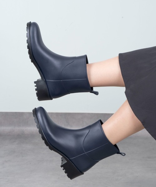 PATERNAZZI（パテルナッツィ）の「【PATERNAZZI/パテルナッツィ】イタリア製ショートレインブーツ（レインシューズ・レディース・ブラウン/ブラック/グリーン/ブルー/レッド/ベージュ/ダークベージュ/ダークグレー/ワインレッド・36/37/38/39）」の7枚目の写真