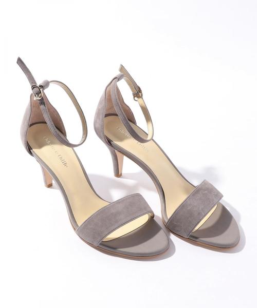 ODETTE E ODILE（オデットエオディール）の「OFD アンクルストラップ サンダル70↓↑（サンダル・レディース・ベージュ/イエロー/その他2/その他1/ロイヤルブルー/ライトグレー/シルバー/ブラック・24cm/22.5cm/23cm/25cm/24.5cm/22cm/23.5cm/21.5cm）」の3枚目の写真