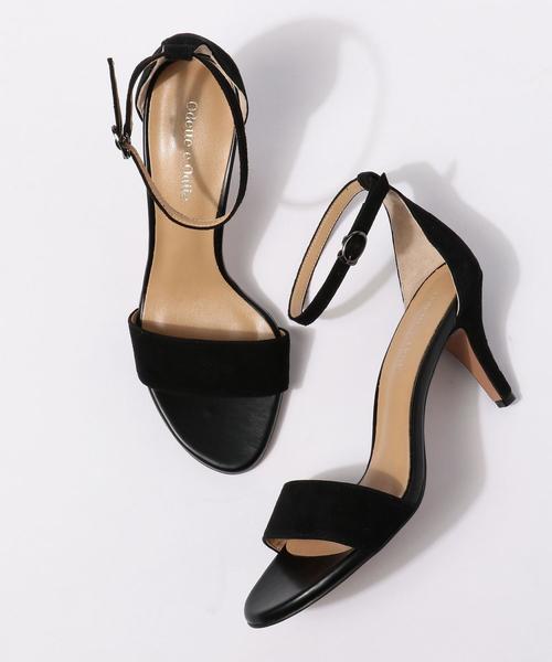 ODETTE E ODILE（オデットエオディール）の「OFD アンクルストラップ サンダル70↓↑（サンダル・レディース・ベージュ/イエロー/その他2/その他1/ロイヤルブルー/ライトグレー/シルバー/ブラック・24cm/22.5cm/23cm/25cm/24.5cm/22cm/23.5cm/21.5cm）」の2枚目の写真