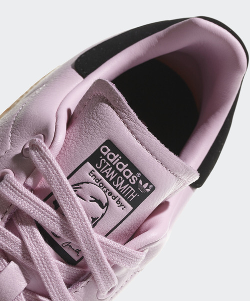adidas(アディダス)の「スタンスミス STAN SMITH W オリジナルス (スニーカー・レディース・ホワイト×ブラック/ピンク・22.0cm/22.5cm/23.0cm/23.5cm/24.0cm/24.5cm/25.0cm/25.5cm/26.5cm/27.0cm/27.5cm)」の12枚目の写真