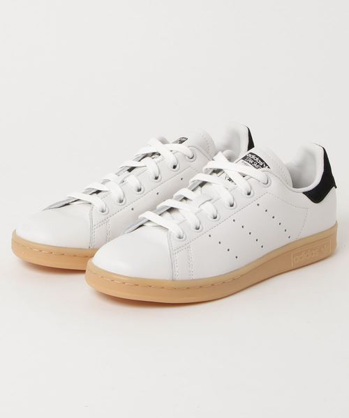 adidas(アディダス)の「スタンスミス STAN SMITH W オリジナルス (スニーカー・レディース・ホワイト×ブラック/ピンク・22.0cm/22.5cm/23.0cm/23.5cm/24.0cm/24.5cm/25.0cm/25.5cm/26.5cm/27.0cm/27.5cm)」の6枚目の写真