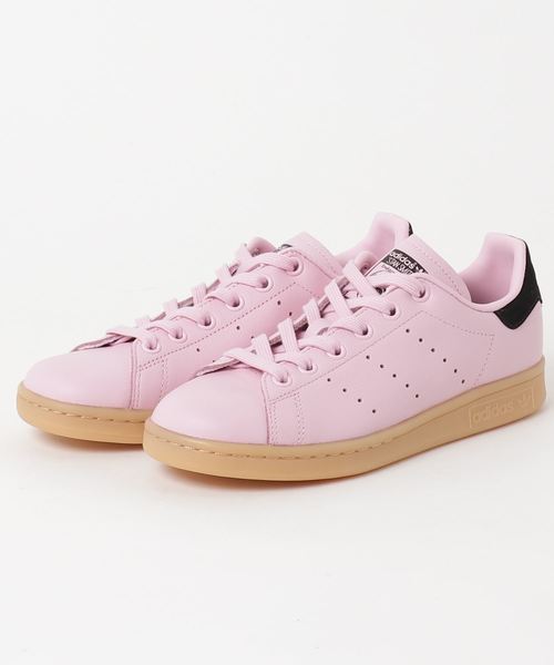 adidas(アディダス)の「スタンスミス STAN SMITH W オリジナルス (スニーカー・レディース・ホワイト×ブラック/ピンク・22.0cm/22.5cm/23.0cm/23.5cm/24.0cm/24.5cm/25.0cm/25.5cm/26.5cm/27.0cm/27.5cm)」の5枚目の写真