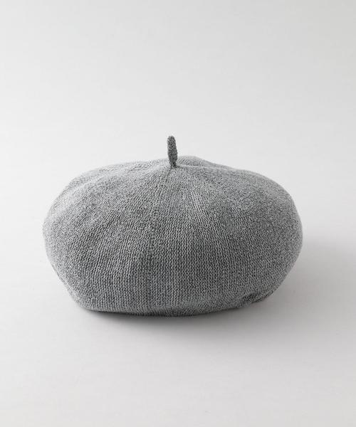 Snow Peak（スノーピーク）の「＜snow peak＞ MESH BERET/ベレー帽（ハンチング/ベレー帽・メンズ・ライトグレー/ブラック・2）」の7枚目の写真