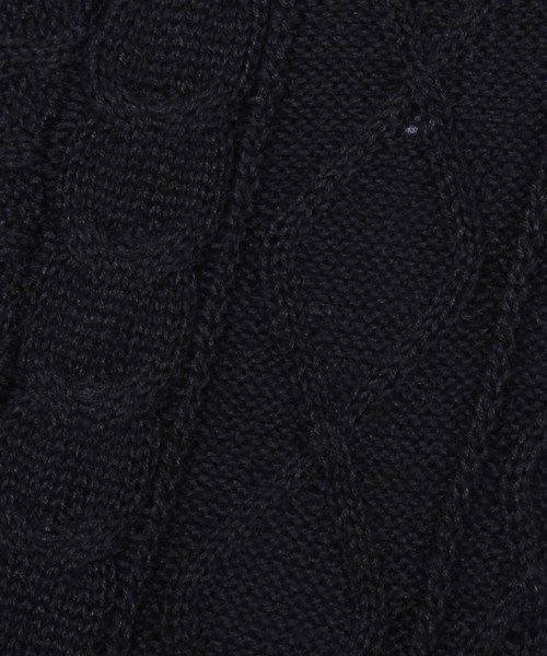 ８(eight)（エイト）の「ニット 切替 半袖Tシャツ（Tシャツ/カットソー・メンズ・ネイビー/ブラック/ホワイト・X-LARGE/LARGE/MEDIUM）」の14枚目の写真