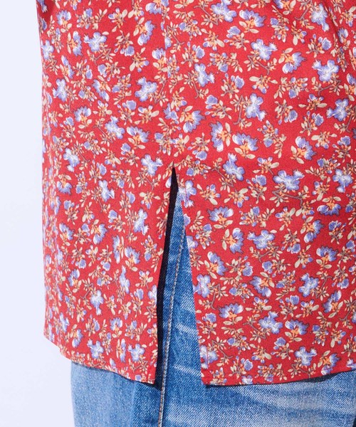 CIAOPANIC（チャオパニック）の「オープンカラー半袖シャツ（シャツ/ブラウス・レディース・ホワイト/レッド/ネイビー・FREE）」の13枚目の写真