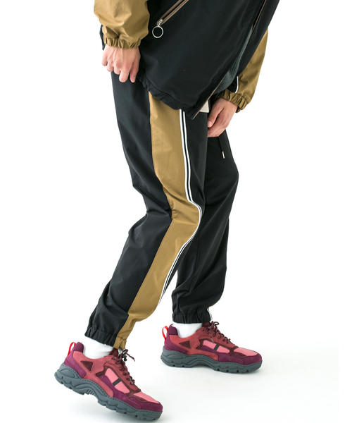 MONKEY TIME(モンキータイム)の「<monkey time> NYLON D/CLTH TRACK PANTS/トラックパンツ ◆(その他パンツ・メンズ・ブラック/ダークグレー・SMALL/MEDIUM/LARGE)」の8枚目の写真