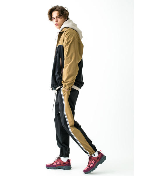 MONKEY TIME(モンキータイム)の「<monkey time> NYLON D/CLTH TRACK PANTS/トラックパンツ ◆(その他パンツ・メンズ・ブラック/ダークグレー・SMALL/MEDIUM/LARGE)」の5枚目の写真
