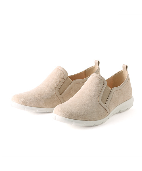 coca（ANDEX shoes product）（コカ）の「coca/コカ フワモコ サイドゴアスリッポン 3cmソール 418026（スニーカー・レディース・ブラック/ベージュ/ブラウン・22.5cm/23.5cm/23.0cm/24.0cm/24.5cm）」の3枚目の写真