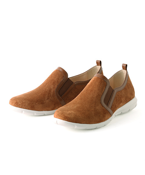 coca（ANDEX shoes product）（コカ）の「coca/コカ フワモコ サイドゴアスリッポン 3cmソール 418026（スニーカー・レディース・ブラック/ベージュ/ブラウン・22.5cm/23.5cm/23.0cm/24.0cm/24.5cm）」の2枚目の写真