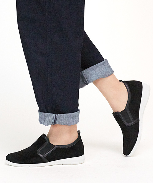 coca（ANDEX shoes product）（コカ）の「coca/コカ フワモコ サイドゴアスリッポン 3cmソール 418026（スニーカー・レディース・ブラック/ベージュ/ブラウン・22.5cm/23.5cm/23.0cm/24.0cm/24.5cm）」の5枚目の写真