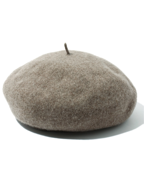 BEAMS BOY（ビームスボーイ）の「□BEAMS BOY / WOOLベレー 13FW（ハンチング/ベレー帽・レディース・チャコールグレー/ベージュ/ワイン/イエロー/ブルー・ONE SIZE）」の12枚目の写真