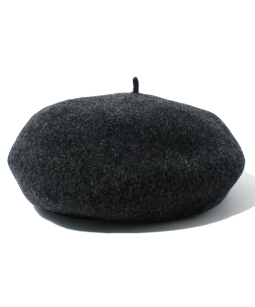 BEAMS BOY（ビームスボーイ）の「□BEAMS BOY / WOOLベレー 13FW（ハンチング/ベレー帽・レディース・チャコールグレー/ベージュ/ワイン/イエロー/ブルー・ONE SIZE）」の6枚目の写真