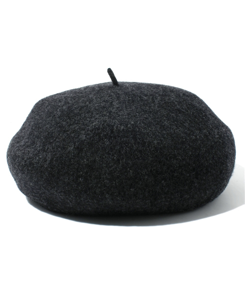 BEAMS BOY（ビームスボーイ）の「□BEAMS BOY / WOOLベレー 13FW（ハンチング/ベレー帽・レディース・チャコールグレー/ベージュ/ワイン/イエロー/ブルー・ONE SIZE）」の7枚目の写真