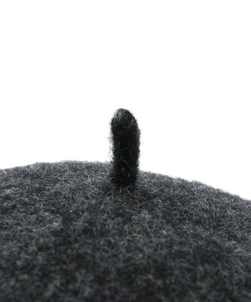 BEAMS BOY（ビームスボーイ）の「□BEAMS BOY / WOOLベレー 13FW（ハンチング/ベレー帽・レディース・チャコールグレー/ベージュ/ワイン/イエロー/ブルー・ONE SIZE）」の8枚目の写真