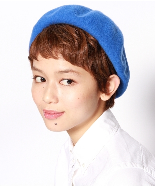 BEAMS BOY（ビームスボーイ）の「□BEAMS BOY / WOOLベレー 13FW（ハンチング/ベレー帽・レディース・チャコールグレー/ベージュ/ワイン/イエロー/ブルー・ONE SIZE）」の10枚目の写真