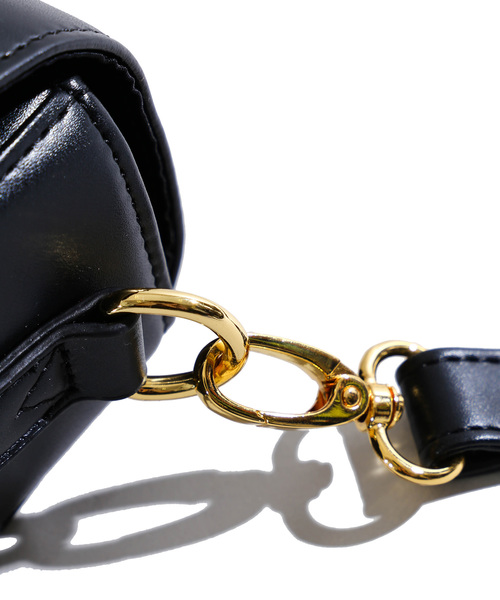 WEGO（ウィゴー）の「WEGO/【2点セット】スカーフ付きショルダーバッグ（ショルダーバッグ・レディース・ブラック/ブラウン・FREE）」の13枚目の写真