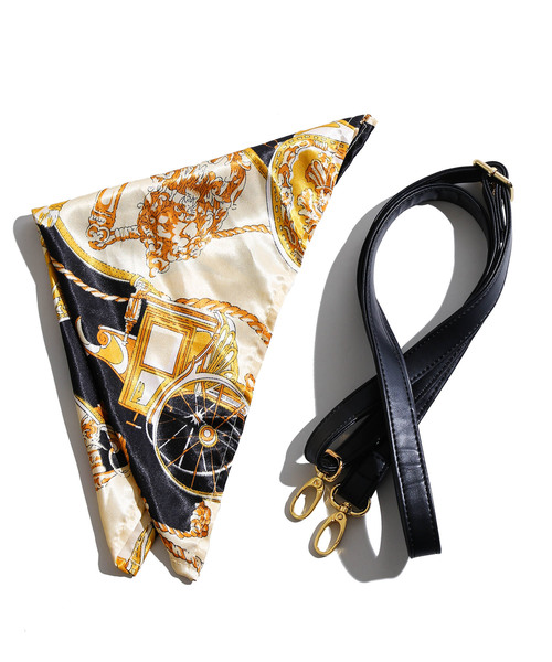 WEGO（ウィゴー）の「WEGO/【2点セット】スカーフ付きショルダーバッグ（ショルダーバッグ・レディース・ブラック/ブラウン・FREE）」の16枚目の写真