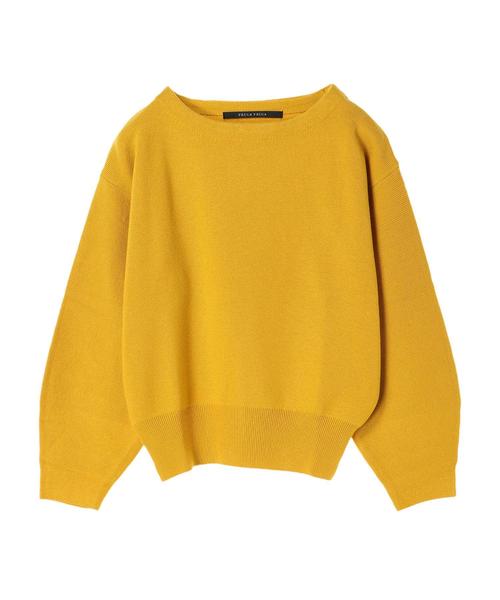 YECCA VECCA（イェッカヴェッカ）の「・ボリューム袖ニットプルオーバー（ニット/セーター・レディース・ライトブルー/ブラック/オフホワイト/イエロー/ラベンダー・FREE）」の17枚目の写真