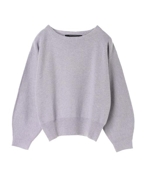 YECCA VECCA（イェッカヴェッカ）の「・ボリューム袖ニットプルオーバー（ニット/セーター・レディース・ライトブルー/ブラック/オフホワイト/イエロー/ラベンダー・FREE）」の15枚目の写真