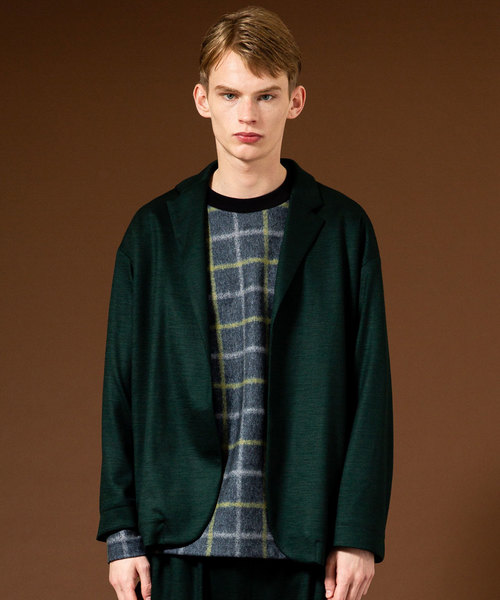 UNITED TOKYO（ユナイテッドトウキョウ）の「ウォッシャブルウールポンチオーバージャケット（テーラードジャケット・メンズ・ブラック/グリーン/キャメル・1/2/3）」の4枚目の写真