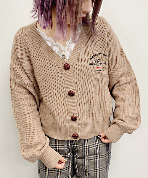 apres jour（アプレジュール）の「てがき風刺繍カーディガン【ZOZOTOWN限定アイテム】（カーディガン/ボレロ・レディース・グリーン系その他/クリーム/ベージュ・フリー）」の18枚目の写真