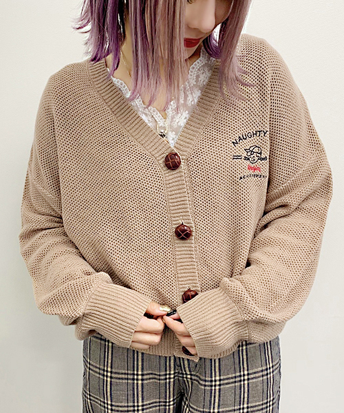 apres jour（アプレジュール）の「てがき風刺繍カーディガン【ZOZOTOWN限定アイテム】（カーディガン/ボレロ・レディース・グリーン系その他/クリーム/ベージュ・フリー）」の19枚目の写真