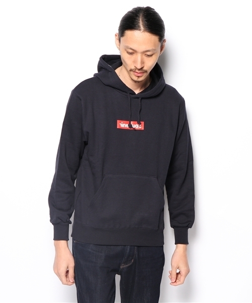 WHO'S WHO gallery(フーズフーギャラリー)の「【rinevuos】BOXパーカー(パーカー・メンズ・グレー/ネイビー・MEDIUM/SMALL)」の3枚目の写真