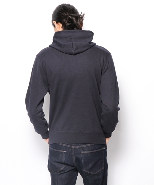 WHO'S WHO gallery(フーズフーギャラリー)の「【rinevuos】BOXパーカー(パーカー・メンズ・グレー/ネイビー・MEDIUM/SMALL)」の5枚目の写真